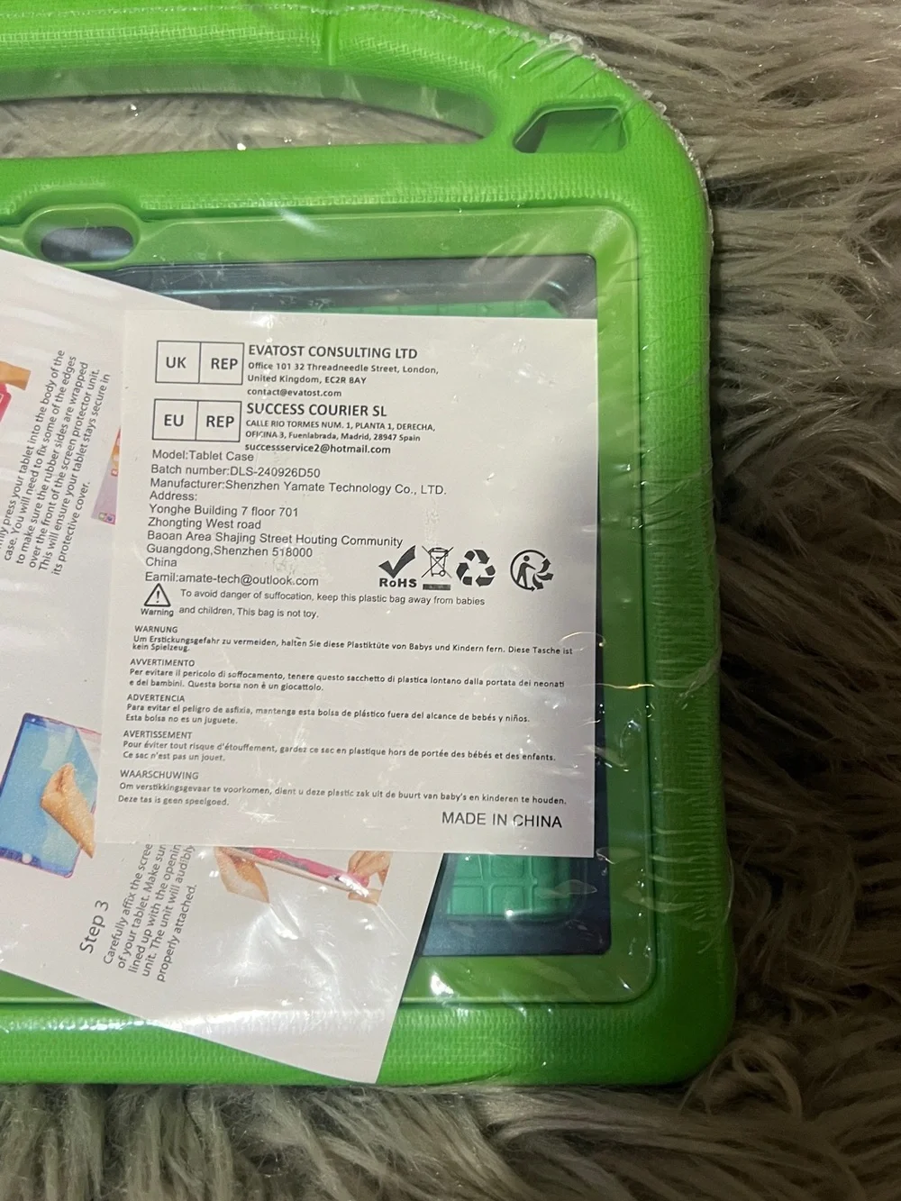 Amazon Kids Tablet Protecting Handle Case in Bright Green